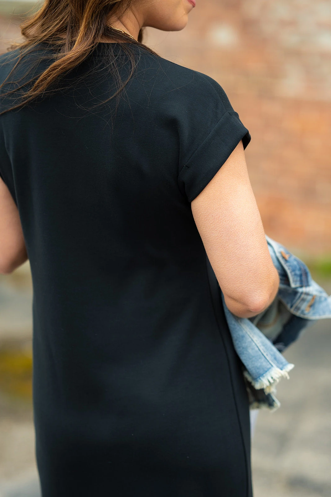 Short Sleeve Scuba Midi Dress 6 Short Sleeve Scuba Midi Dress - Image 6