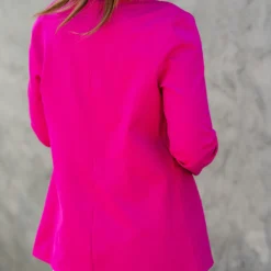 Single Button Blazer -Women's Clothing Store DSC 7024