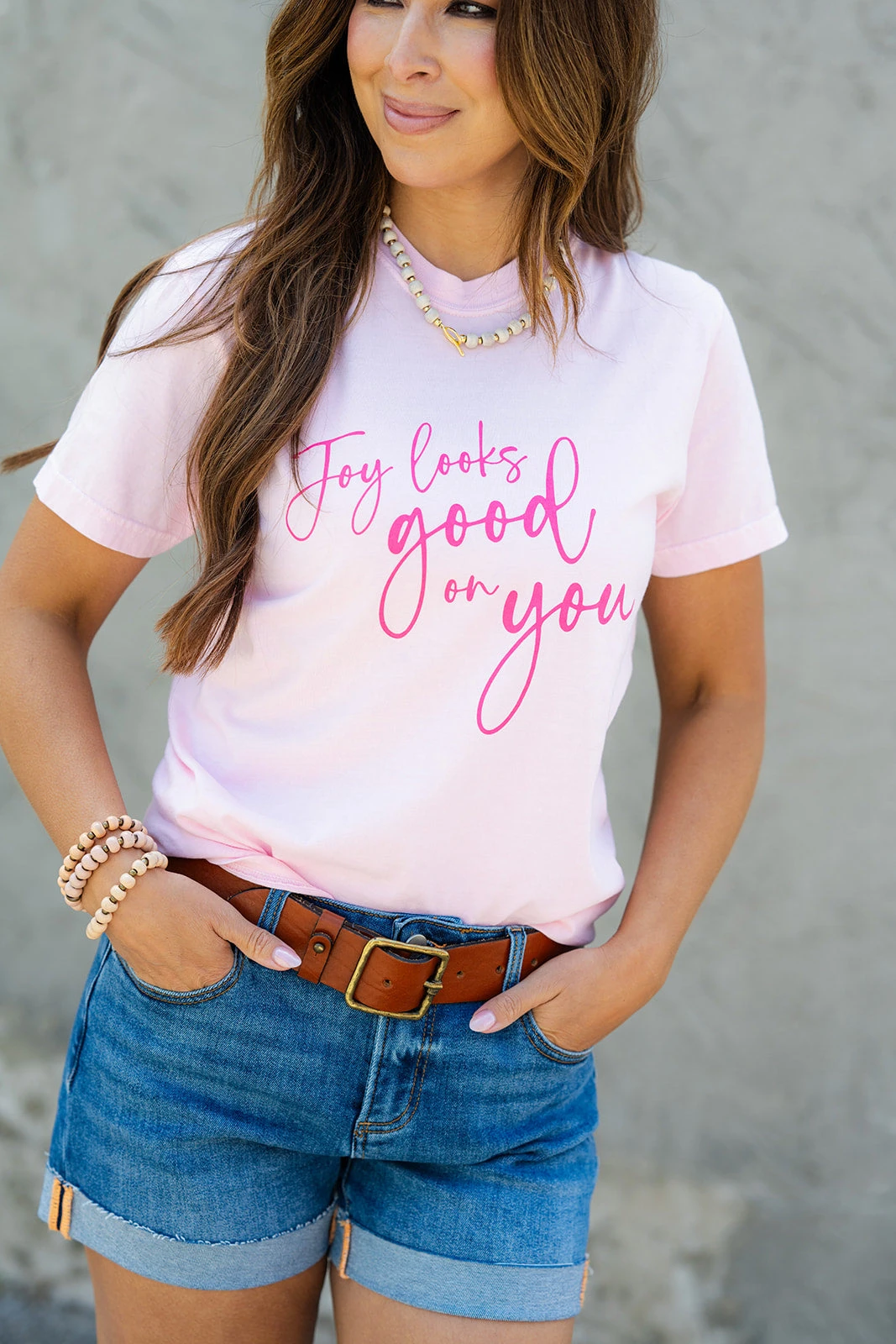 Joy Looks Good On You Graphic Tee 2 Joy Looks Good On You Graphic Tee - Image 2