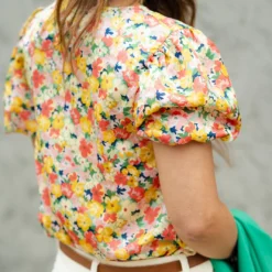Painted Poppies Button Accented Puff Sleeve Blouse 7 Painted Poppies Button Accented Puff Sleeve Blouse -Women's Clothing Store DSC 7895 331e95c7 d46b 4e1d a584 5a0f5e6ebab7
