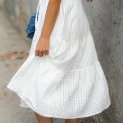 Subtle Checkered Tiered Midi Dress -Women's Clothing Store DSC 8492 29fa4d8b b5ee 4c76 b1e2 349e6c114f7b