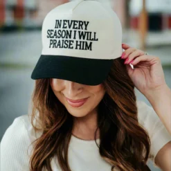 I Will Praise Him Ball Cap -Women's Clothing Store DSC 9313
