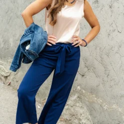 Elevated Front Solid Back Tank -Women's Clothing Store DSC 9472