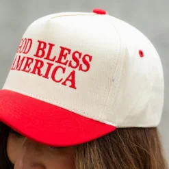 God Bless America Ball Cap -Women's Clothing Store DSC 9630