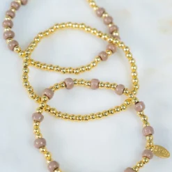 Bel Koz Gold Accented Clay Bead Bracelet Set 20 Bel Koz Gold Accented Clay Bead Bracelet Set -Women's Clothing Store DSC 9752