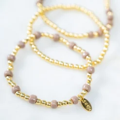 Bel Koz Gold Accented Clay Bead Bracelet Set 21 Bel Koz Gold Accented Clay Bead Bracelet Set -Women's Clothing Store DSC 9757