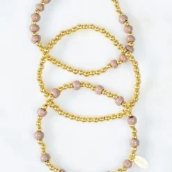 Bel Koz Gold Accented Clay Bead Bracelet Set 22 Bel Koz Gold Accented Clay Bead Bracelet Set -Women's Clothing Store DSC 9758