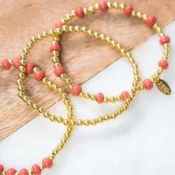 Bel Koz Gold Accented Clay Bead Bracelet Set 26 Bel Koz Gold Accented Clay Bead Bracelet Set -Women's Clothing Store DSC 9779