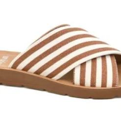 Corky's Dig It Tan Sandals -Women's Clothing Store DigIt TanNaturalStripe