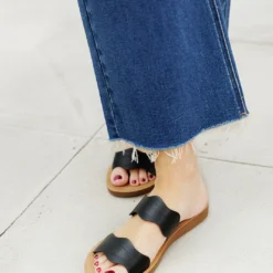 Corky's Wishy Washy Black Sandals