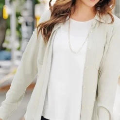 Simple Marled Shacket