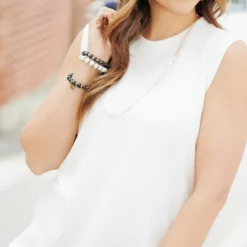 Heavily Ribbed Thick Trim Tank -Women's Clothing Store FJ7A1225