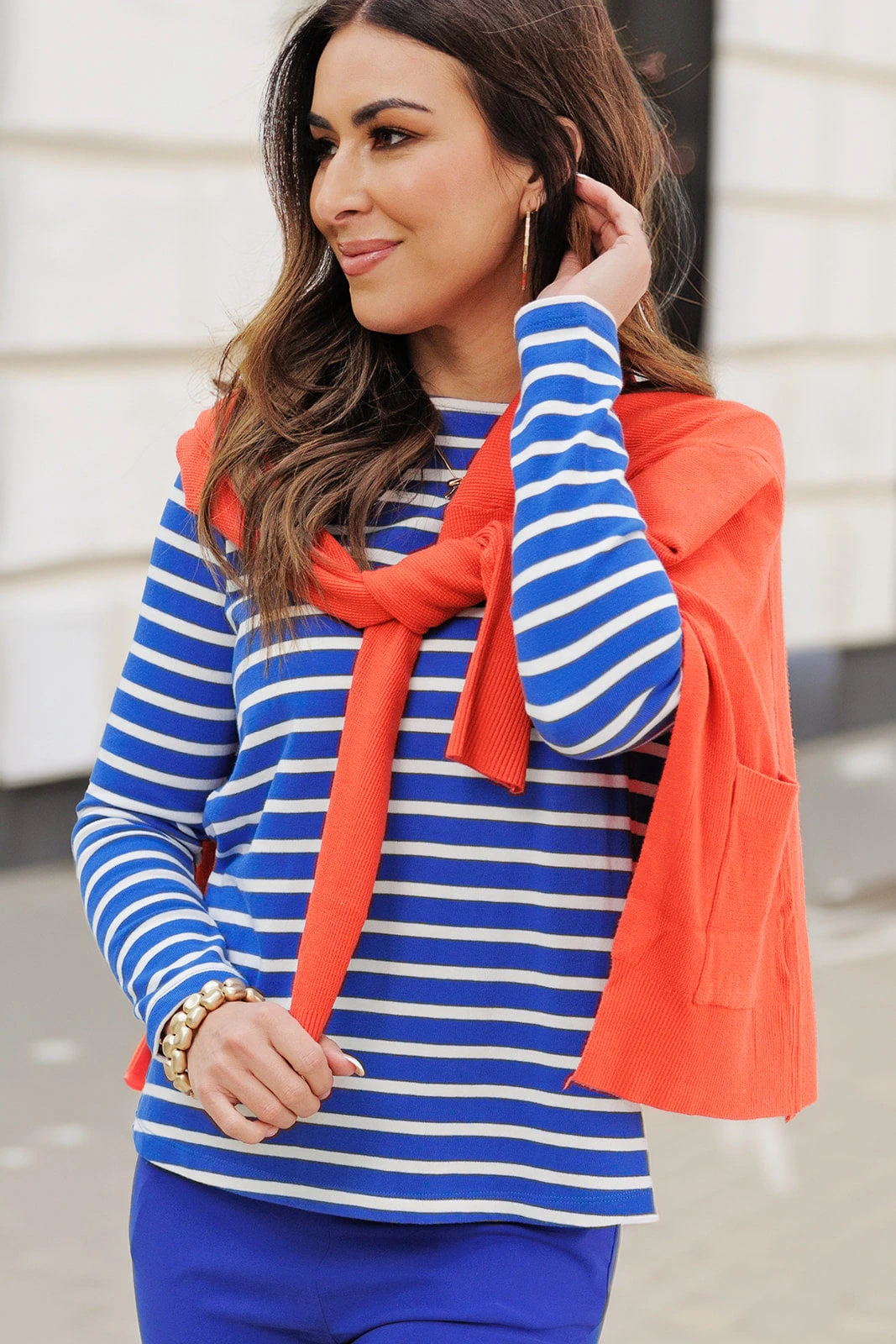 Simple Striped Long Sleeve Tee 5 Simple Striped Long Sleeve Tee - Image 5