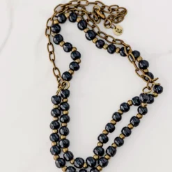 Bel Koz Triple Twist Clay Necklace -Women's Clothing Store FJ7A2607