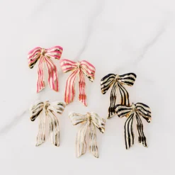 Party Bow Stud Earrings -Women's Clothing Store FJ7A2700