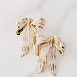 Party Bow Stud Earrings -Women's Clothing Store FJ7A2707