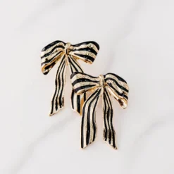Party Bow Stud Earrings