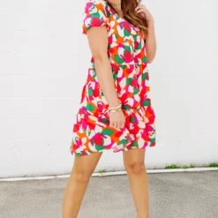Tropics Tiered Babydoll Dress -Women's Clothing Store FJ7A3463 copy