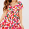 Tropics Tiered Babydoll Dress