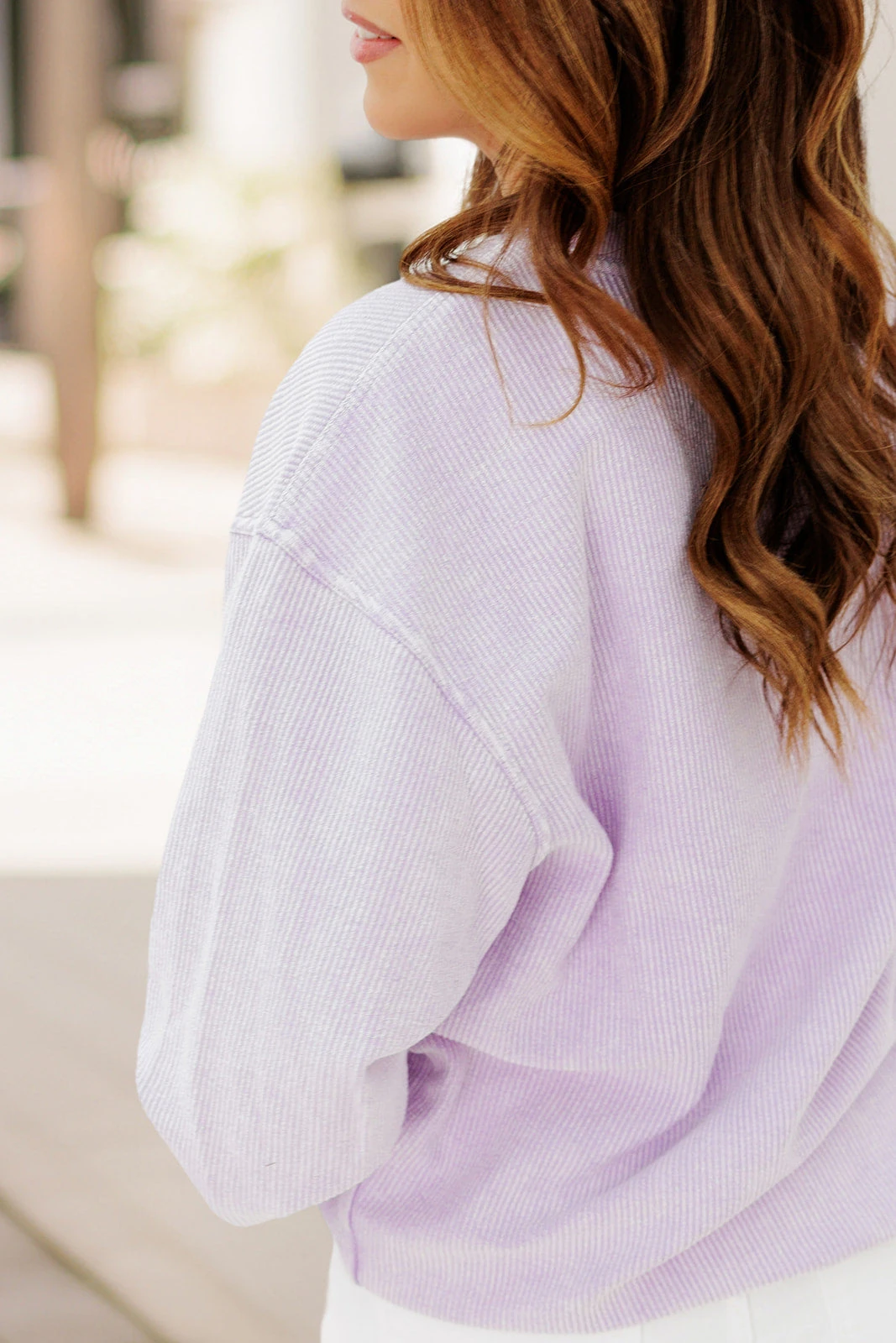 Retro Here Comes The Sun Ribbed Graphic Crewneck 3 Retro Here Comes The Sun Ribbed Graphic Crewneck - Image 3