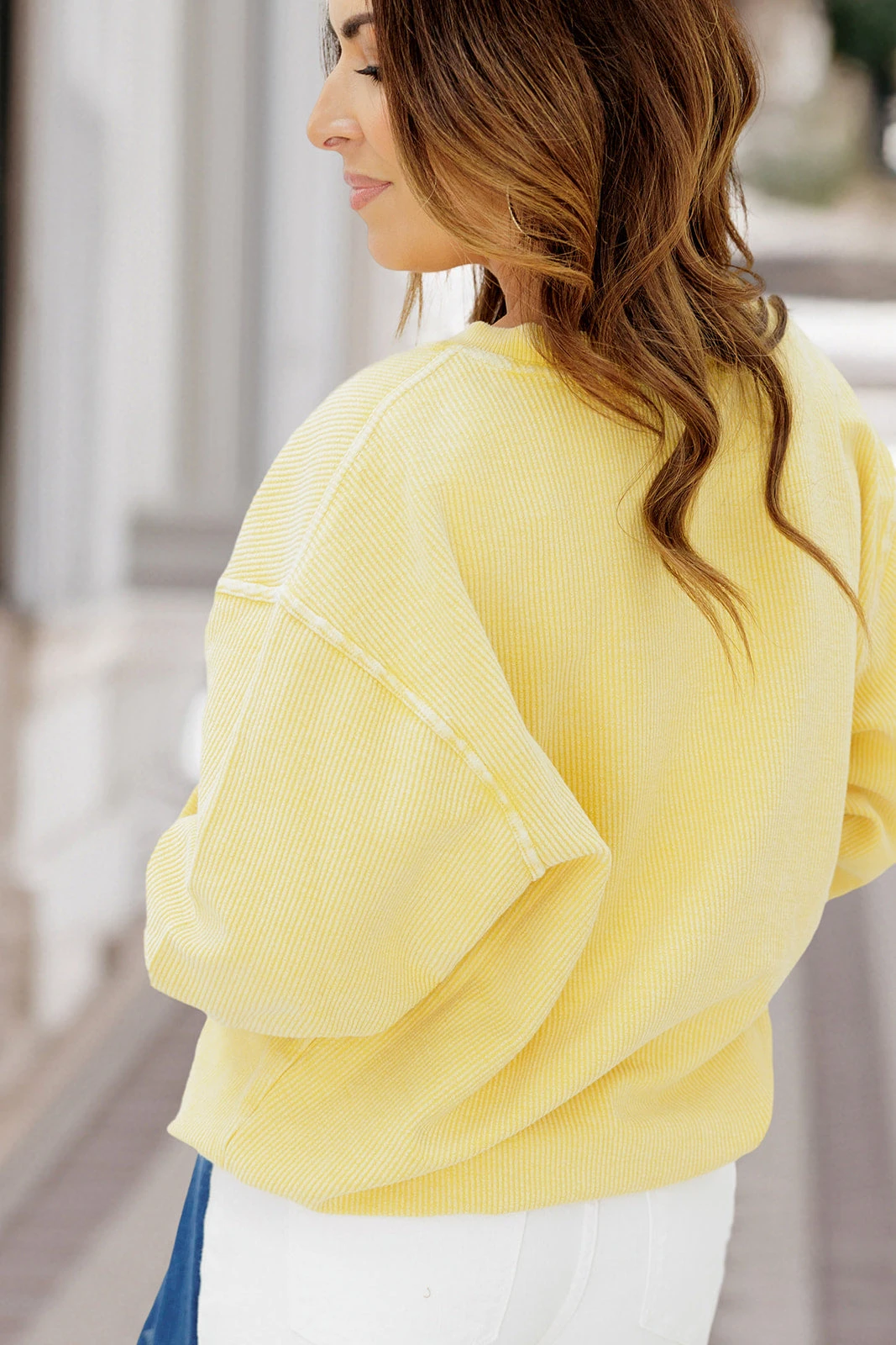 Lake Days Ribbed Graphic Crewneck 4 Lake Days Ribbed Graphic Crewneck - Image 4