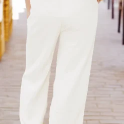 Relaxed Tie Fit Pants -Women's Clothing Store FJ7A7821