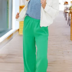 Relaxed Tie Fit Pants -Women's Clothing Store FJ7A7950