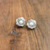 Pearl Bloom Stud Earrings