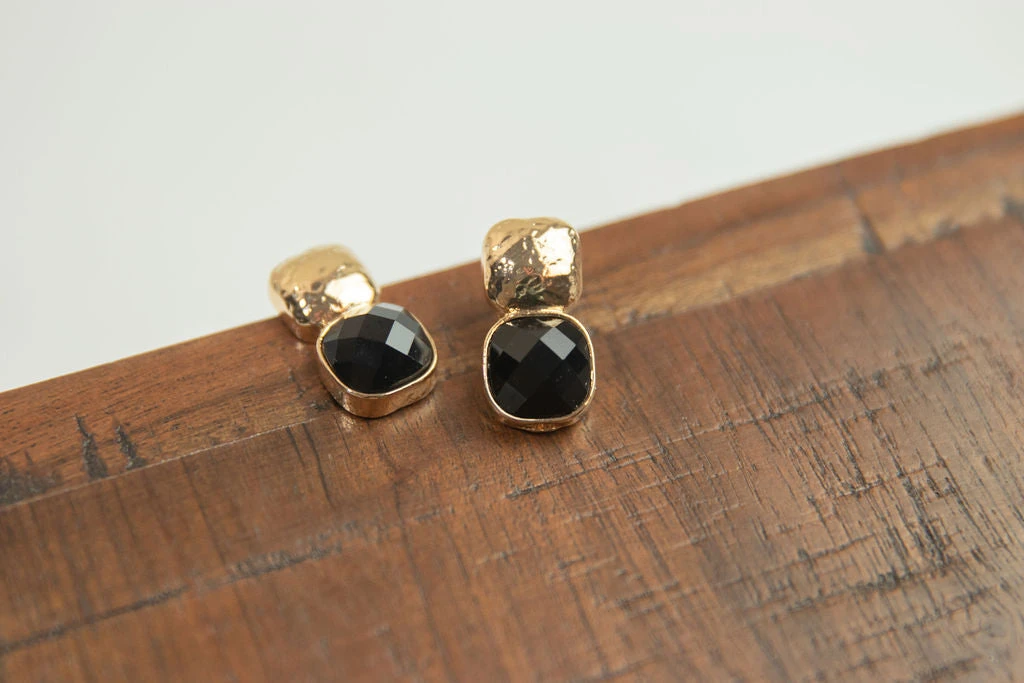 Plum Drops Dangle Earrings 1 Plum Drops Dangle Earrings