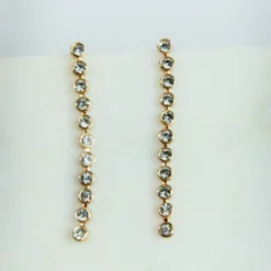 Ombre Tears Dangle Earrings -Women's Clothing Store IMG 7512