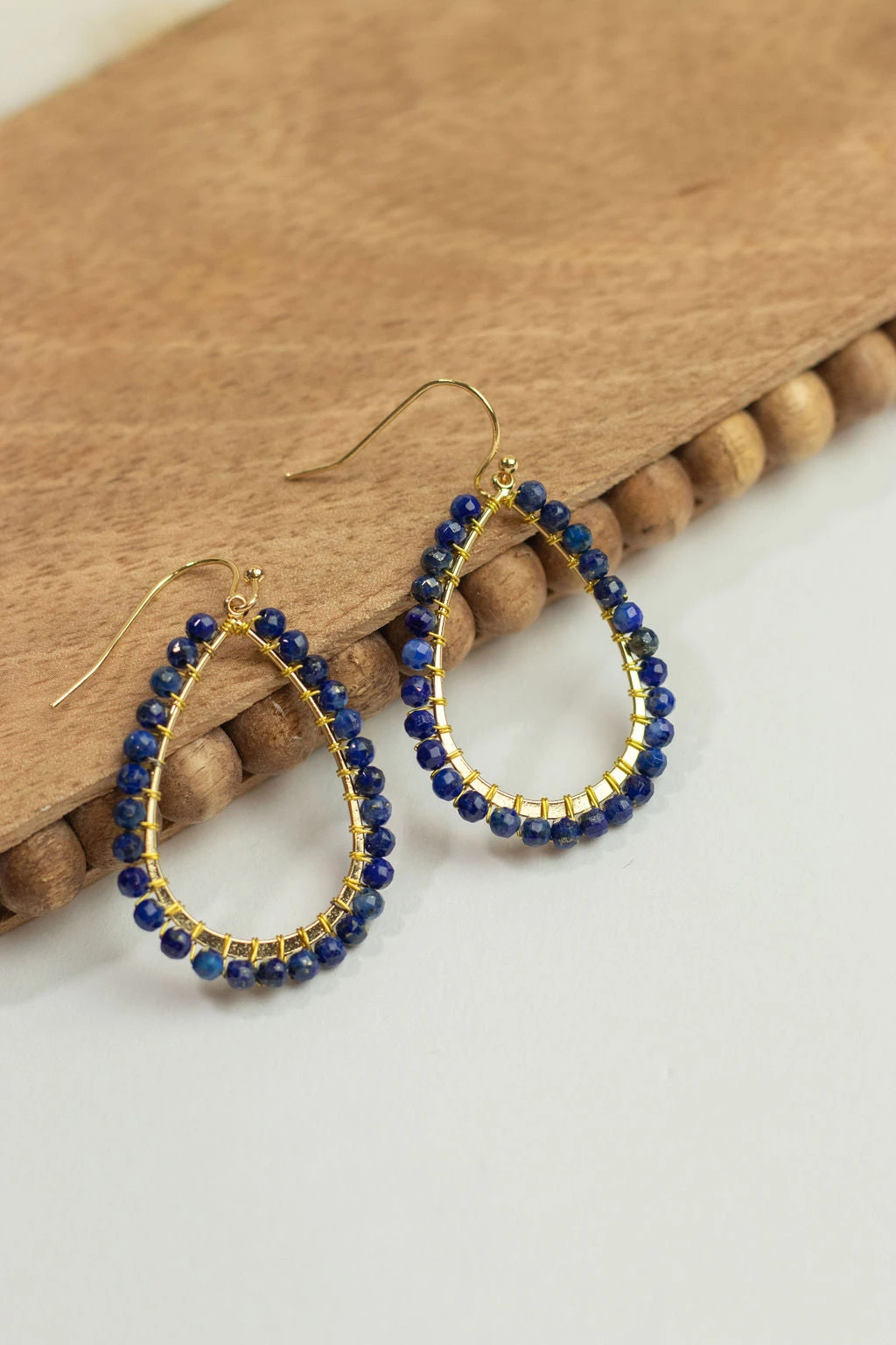 Seeded Pears Dangle Earrings 2 Seeded Pears Dangle Earrings - Image 2