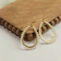 Seeded Pears Dangle Earrings 9 Seeded Pears Dangle Earrings -Women's Clothing Store IMG 7778