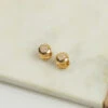 Diamond Clam Earrings