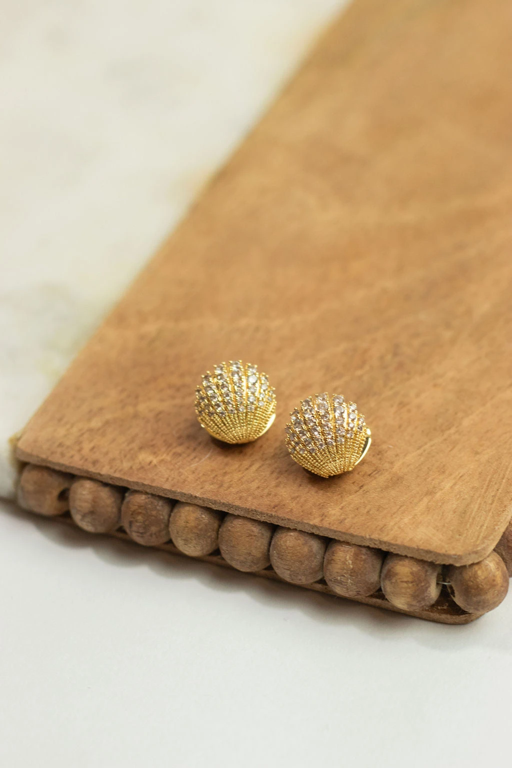 Clam Stud Earrings 2 Clam Stud Earrings - Image 2