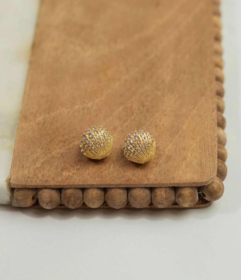 Clam Stud Earrings 3 Clam Stud Earrings - Image 3