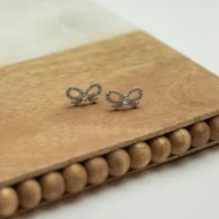 Butterfly Bow Stud Earrings