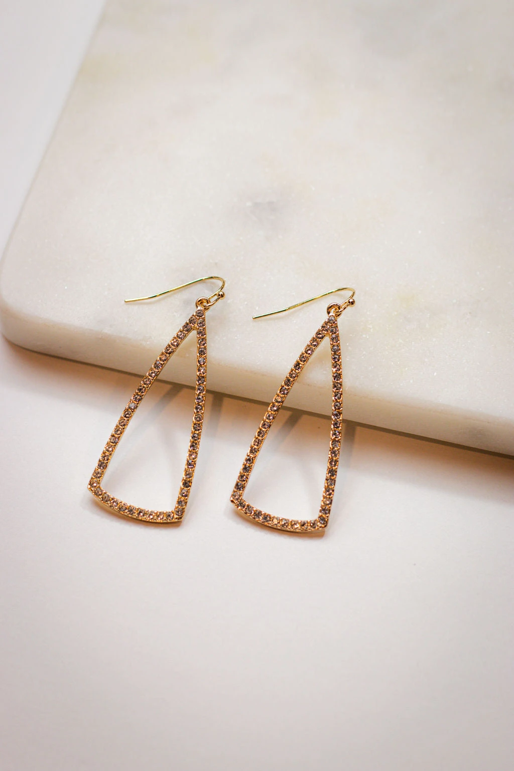 Glazed Triangle Dangle Earrings 2 Glazed Triangle Dangle Earrings - Image 2