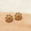 Sun Glazed Burst Stud Earrings