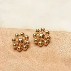 Sun Glazed Burst Stud Earrings