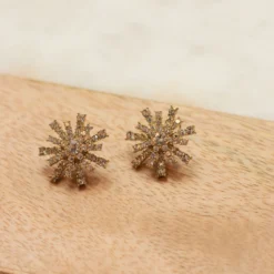 Snowflake Stud Earrings 5 Snowflake Stud Earrings -Women's Clothing Store IMG 8027