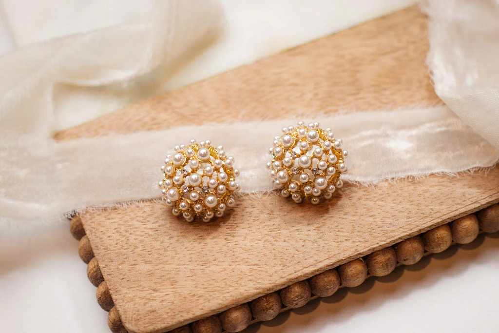 Rich Dripped Stud Earrings 2 Rich Dripped Stud Earrings - Image 2