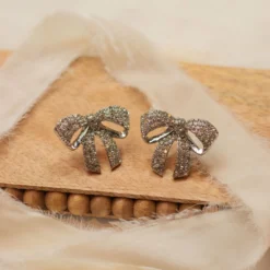 Exquisite Bow Stud Earrings