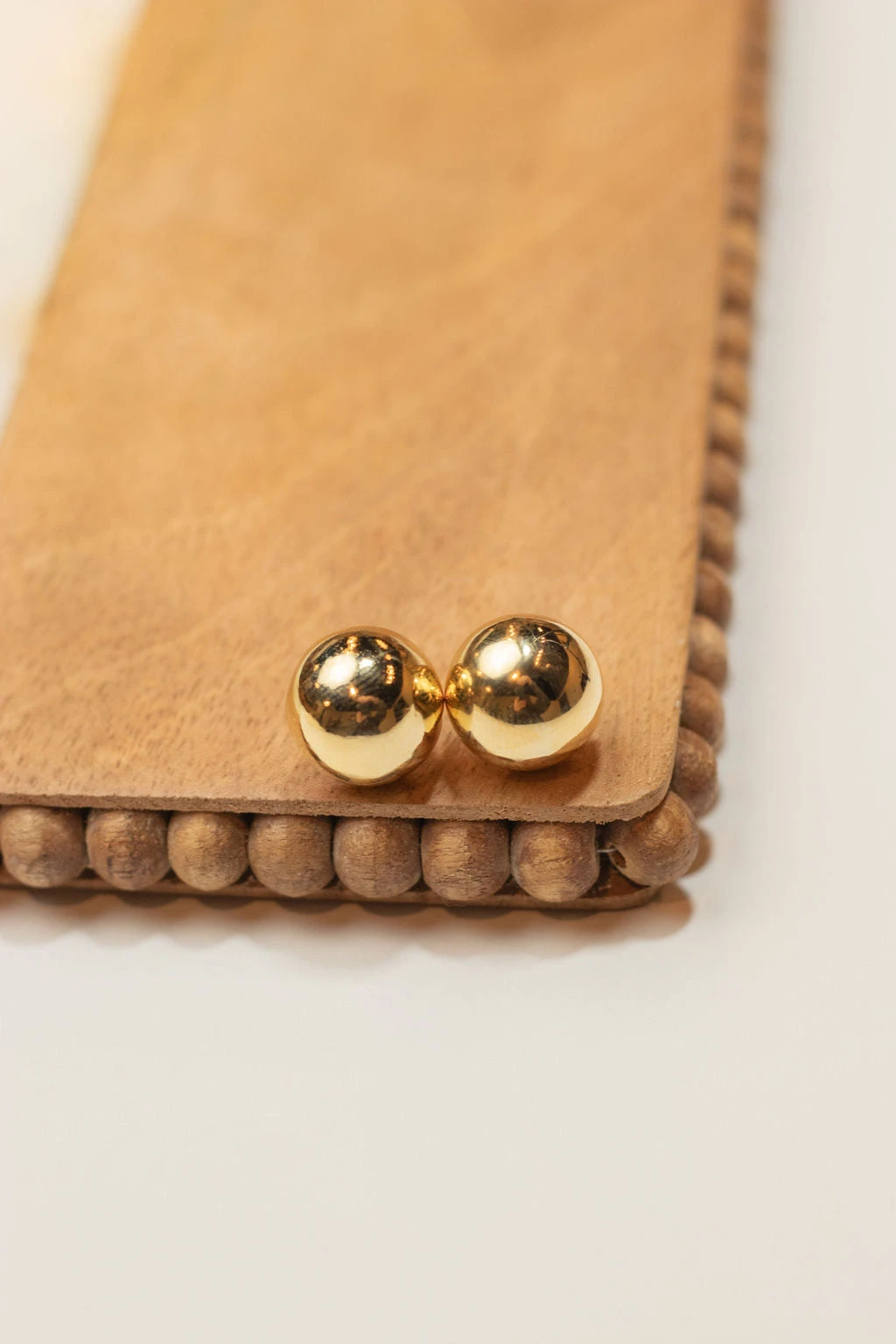 Drop Of Gold Stud Earrings 2 Drop Of Gold Stud Earrings - Image 2