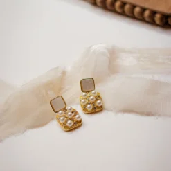 Magazine Worthy Dangle Earrings -Women's Clothing Store IMG 8278