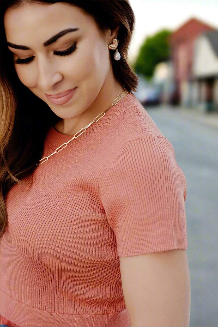 Knit Top Faux Layered Midi Dress 5 Knit Top Faux Layered Midi Dress - Image 5