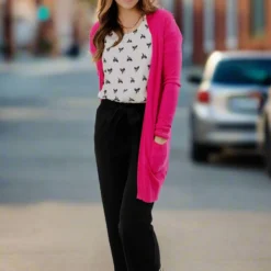 Bow Tie Sleeve Blouse -Women's Clothing Store JAN2025BECCA0354