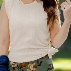 Braided Textured Tank 8 Braided Textured Tank -Women's Clothing Store JAN2025BECCA0448