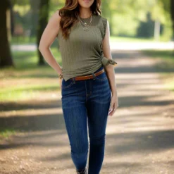 Braided Textured Tank 9 Braided Textured Tank -Women's Clothing Store JAN2025BECCA0580