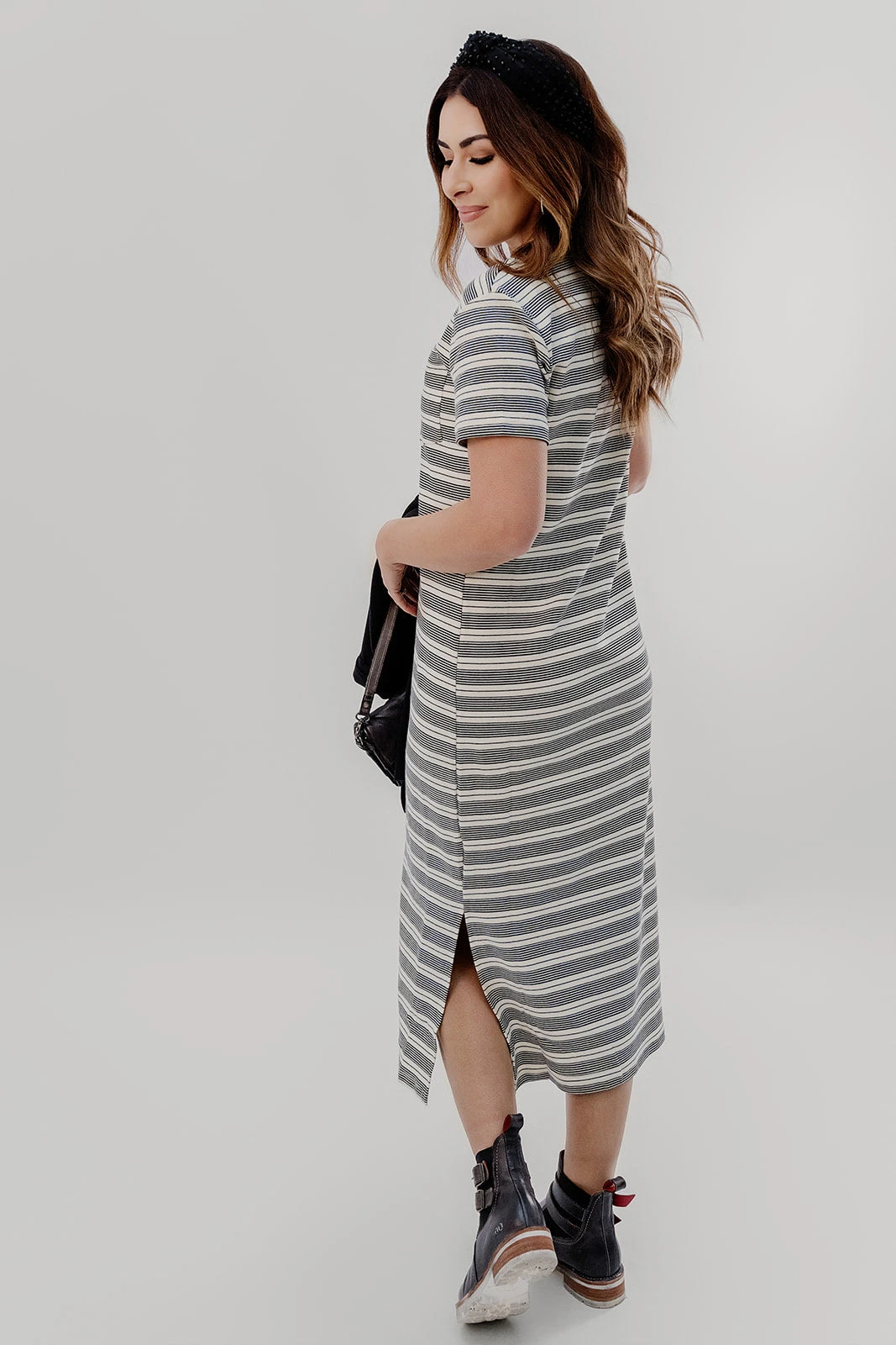 Assorted Stripes Side Slit Maxi Dress 13 Assorted Stripes Side Slit Maxi Dress - Image 13