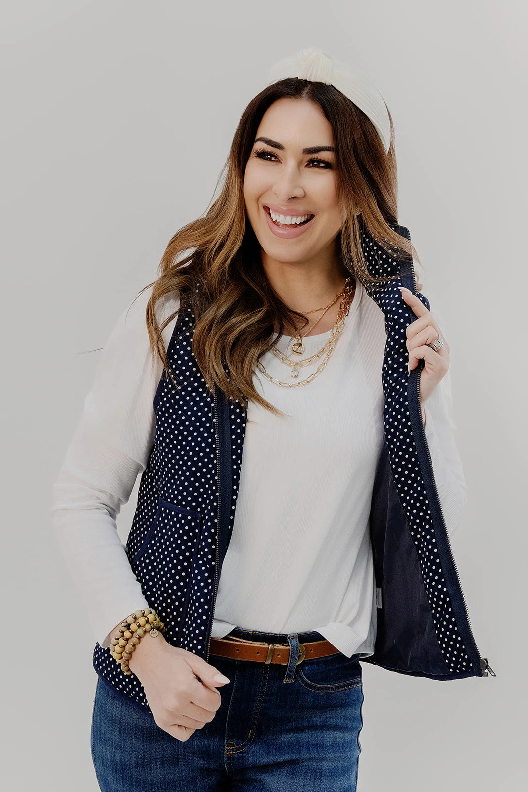 Solid Outlined Polka Dot Vest 20 Solid Outlined Polka Dot Vest - Image 20